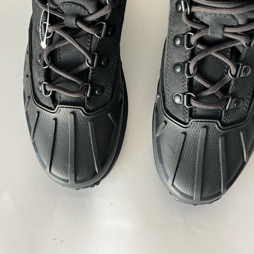 NEW Timberland Converge Waterproof Mid leather snow Boots Black Nubuck 8.5 - Picture 9 of 14